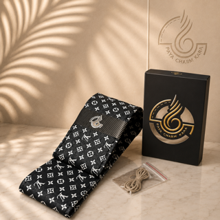 روکش فرمان دوختی طرح لویی ویتون