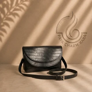 کیف دوشی زنانه تمام چرم طبیعی مدل Z-N110