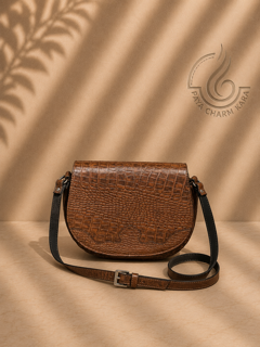 کیف دوشی زنانه تمام چرم طبیعی مدل N-Z113